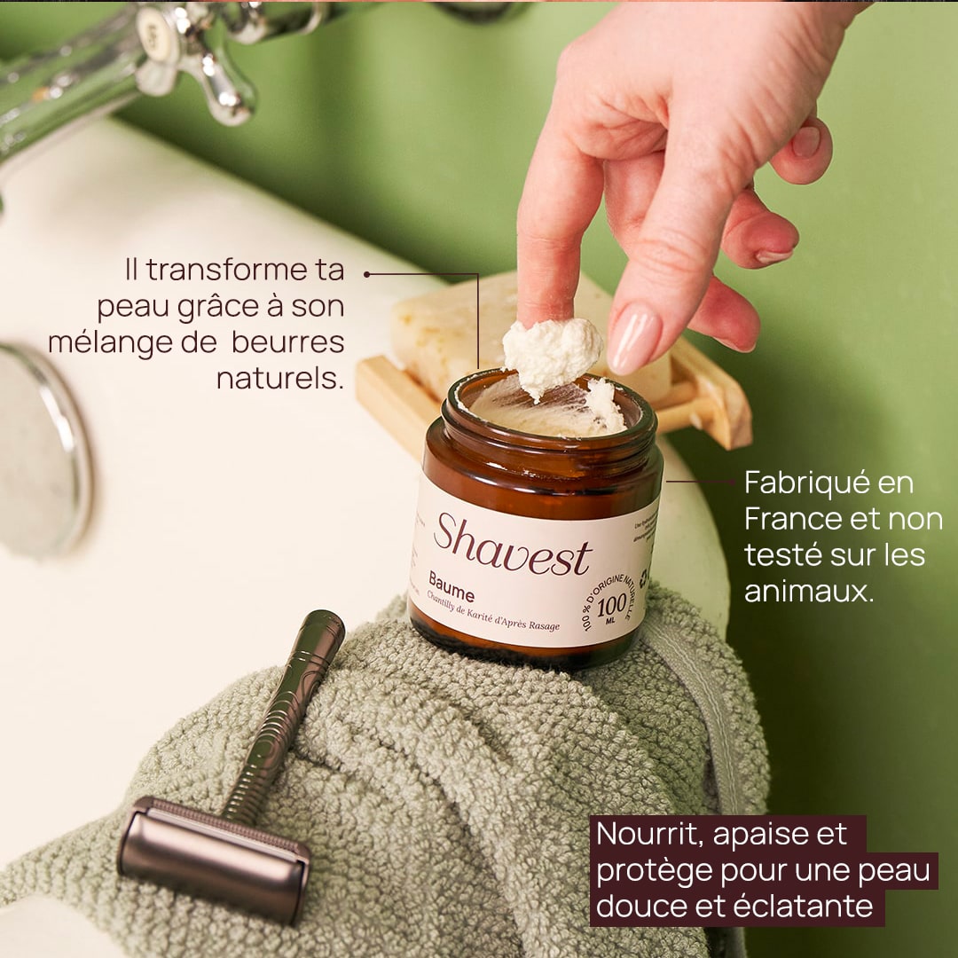 Baume Chantilly de Karité d’Après Rasage