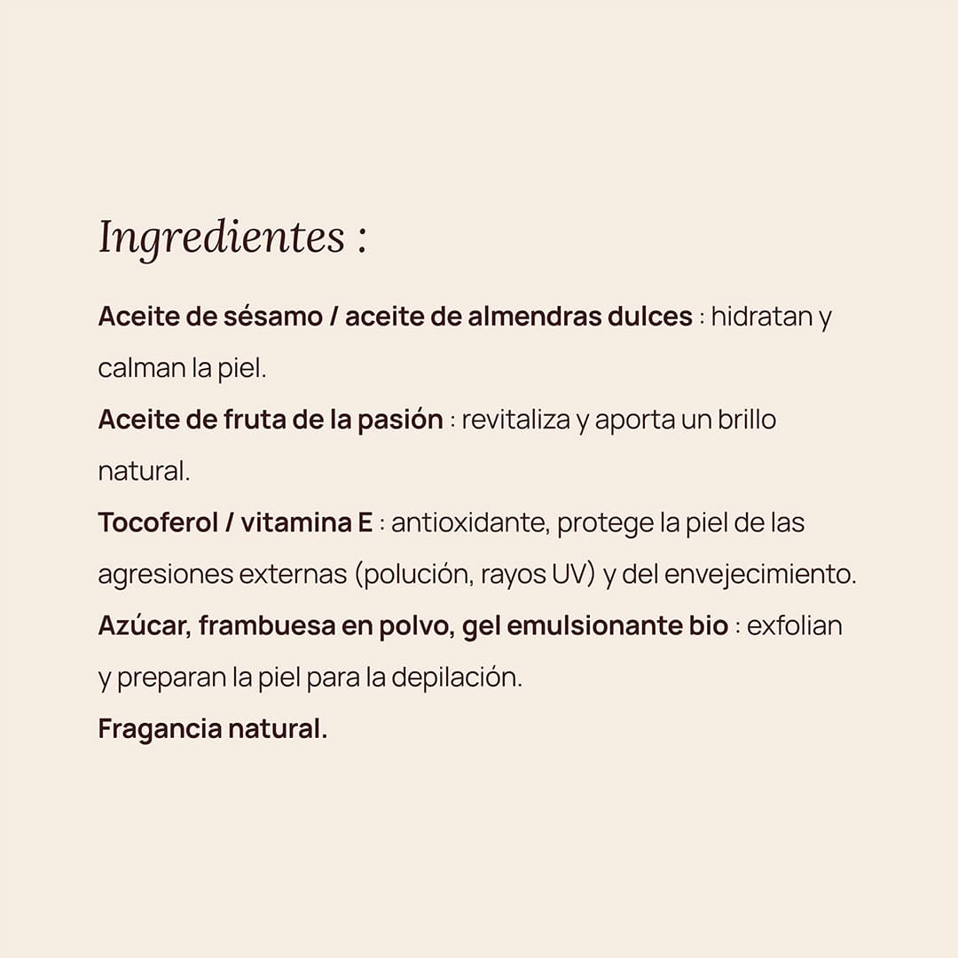 Exfoliant Framboise d’Avant Rasage
