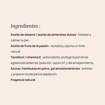 Exfoliant Framboise d’Avant Rasage