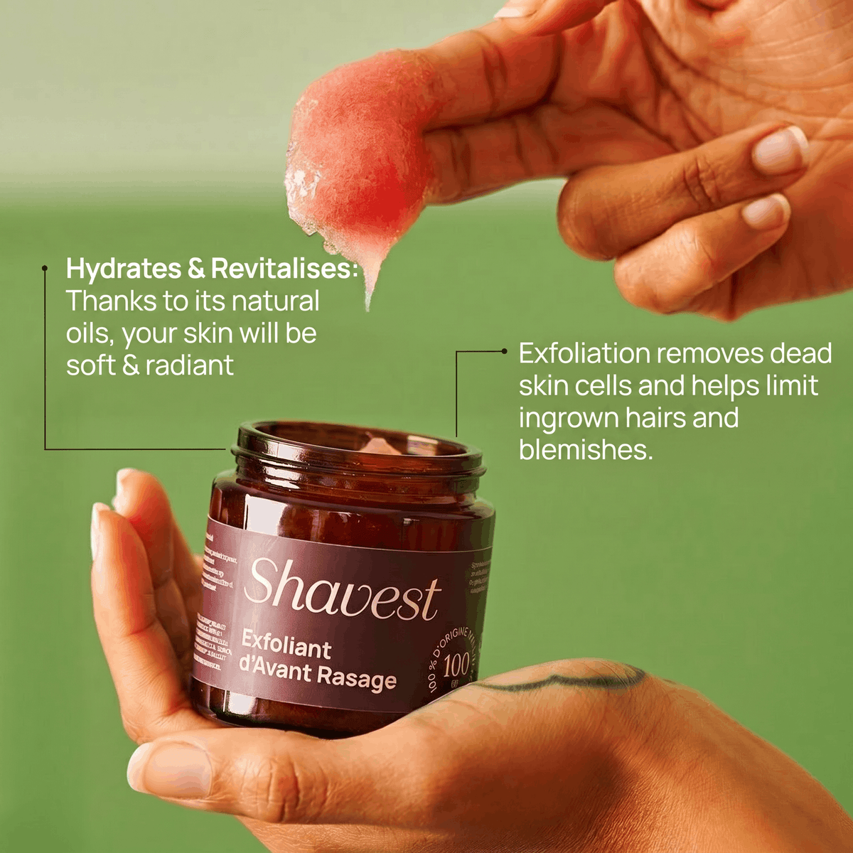 Exfoliant Framboise d’Avant Rasage